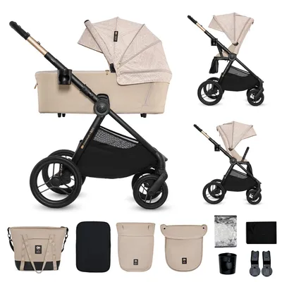 Zdjęcie produktu dla KINDERKRAFT Wózek spacerowy Nea 2 2w1 Dune Whisper Bizuu