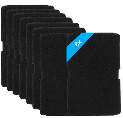 8 Trocknerfilter 2964840100, 245x155x11 mm, kompatibel mit Beko u.a.