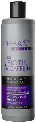 Productafbeelding van Urban Care - Expert Biotine & Cafeïne Shampoo - 350 ml