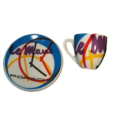 Produktbild von Porsche Espressotasse Le Mans Targa Florio 1959 Cup, Espressotasse mit Unterteller Limited, aus Porzellan, Sammeltasse, Tasse, Espresso, Automarke