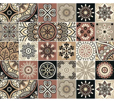 Image de Autocollants décoratifs pour meubles – Autocollants pour la cuisine et le salon – 30 autocollants décoratifs pour meubles – 30 autocollants de 15 x 15 cm