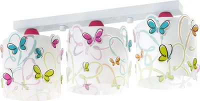Obrázek produktu pro Dalber Butterfly, E27, tříplamenný, barevný