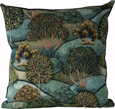 Produktbild von Gobelin Dekorativer Kissenbezug für Sofa Schlafzimmer Wohnzimmer, OBSTGARTEN, 50x50