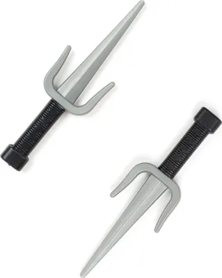 Immagine prodotto di Coltello Sai Ninja 2 pezzi Accessori per costumi nero 25 cm