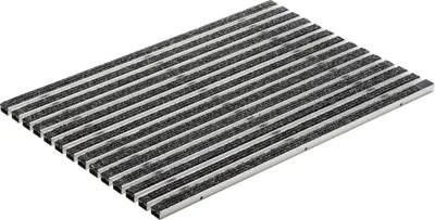 Produktbild von ACO Schuhabstreifermatte Alu mit Ripsstreifen anthrazit