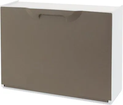 Produktbild von Unika U50-TO Schuhschrank aus Kunststoff, Breite 51 cm, taupe
