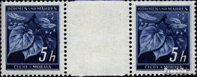 Produktbild von Briefmarken Böhmen und Mähren 1939 Mi 20 Zwischenstegpaar gestempelt Freimarken