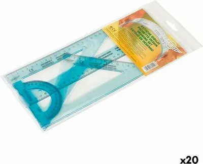 Obrázek produktu pro Sada modrých pravítek Faibo 4 kusy (20 kusů)