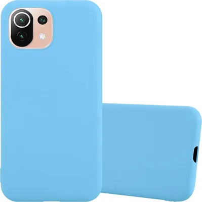 Produktbild von Cadorabo Hülle für Xiaomi Mi 11 LITE (4G / 5G) / 11 LITE NE Schutzhülle in Blau Handyhülle TPU Silikon Etui Case Cover