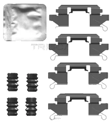 Image de Jeu d'accessoires, garniture de frein à disque QUICK BRAKE 109-0111