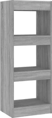 Zdjęcie produktu dla vidaXL Regał/przegroda do pokoju Szary Sonoma 40x30x103 cm Materiał drewnopochodny