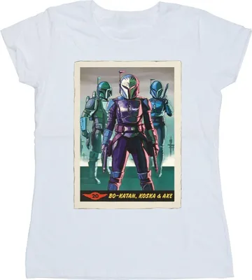 Produktbild von Star Wars - "The Mandalorian" T-Shirt für Damen BI50585 (XL) (Weiß)