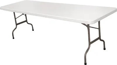 Image de Table pliante rectangulaire Bolero blanche 244 cm