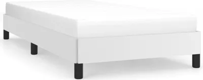 Produktbild von vidaXL Bettgestell Weiß 90x190 cm Kunstleder