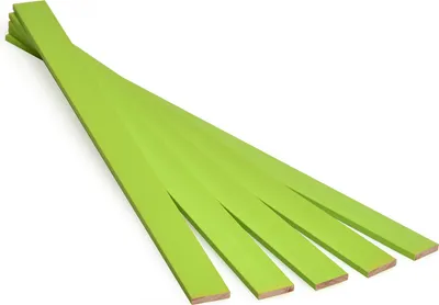 Obrázek produktu pro Metrie, Dřívka na tvoření s dětmi - Světlezelené, 3,2 x 16 x 250 mm, 100 ks