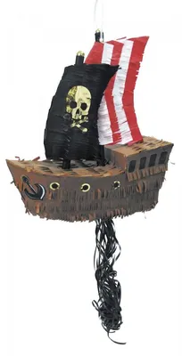 Image de PartyPro Pinata a remplir bateau de pirate