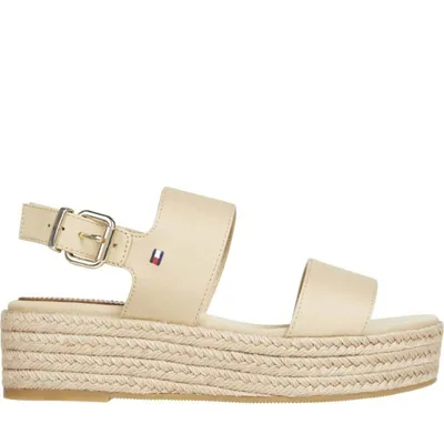 Produktbild von Tommy Hilfiger Damen Klassische Sandalen FW0FW07885 ACR Farbe: Beige Größe: 38