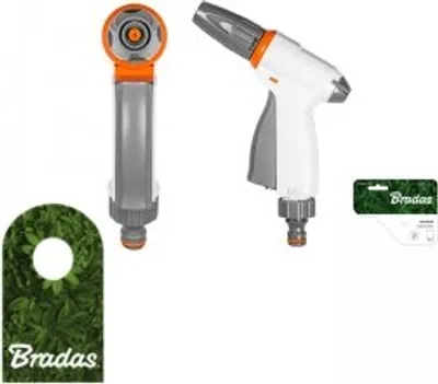 Productafbeelding van Tuinslangdouche, sproeier, tuinslangspuit, spuitpistool, verstelbare WHITE LINE-serie van Bradas