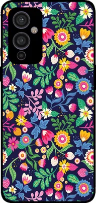 Image de Smartphonica Coque pour téléphone OnePlus 9 avec fleurs
print - coque arrière TPU design fleuri