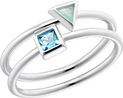 Produktbild von S.Oliver Ring 2033980 Silber blau