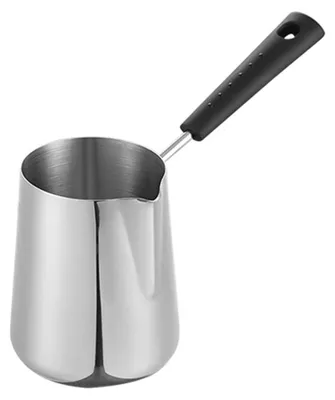 Edelstahl-Milchkännchen 600 ml mit Ausgießer, türkischer Kaffee