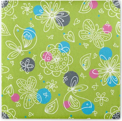 Produktbild von Sovie HOME Serviette Petra in Grün aus Linclass® Airlaid, 40 x 40 cm, 12 Stück