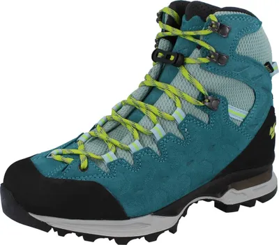 Produktbild von HANWAG Makra Trek GTX Damen Wanderstiefel grün Velourleder - Größe: UK 6
