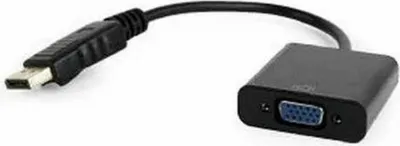 Obrázek produktu pro Gembird A-DPM-VGAF-02, 0,15 m, VGA (D-Sub), DisplayPort, Samec, Samice, Černá
