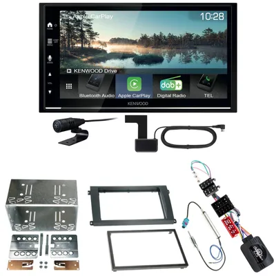 Produktbild von Kenwood DMX7722DABS Android Auto CarPlay Einbauset für Porsche Cayenne bis 2006