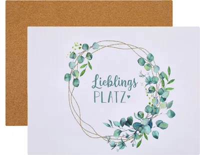 Produktbild von Tischset Kork Lieblingsplatz 40x30cm