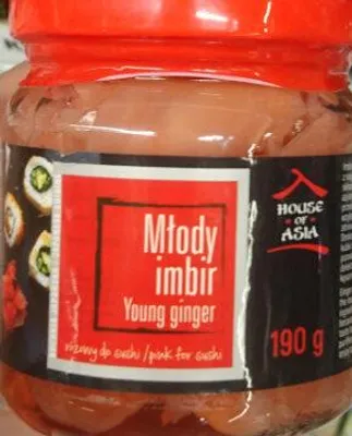Obrázek produktu pro Nakládaný sushi zázvor růžový 190 g - ochucené plátky pro sushi, misky a japonskou kuchyni