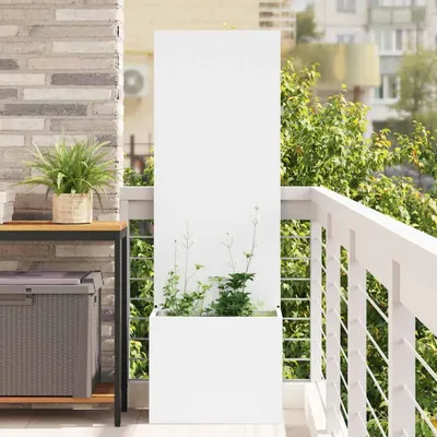 Obrázok produktu pre Maison Exclusive – Záhradná clona na ochranu súkromia, biela, 50 x 32 x 150 cm