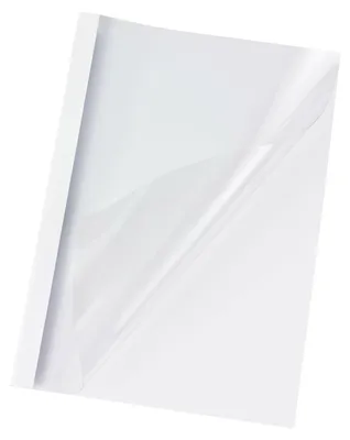 Produktbild von 10x Thermobindemappen A4 4mm für 40 Blatt weiß