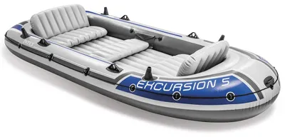 Produktbild von INTEX Schlauchboot mit Rudern und Pumpe Excursion 5 Set 68325NP