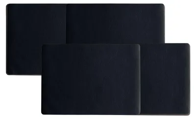 Produktbild von ASA Tischset Lederoptik schwarz 46x33cm Set4