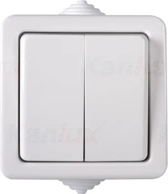 Immagine prodotto di Interruttore per lampadario bianco IP54 TEKNO Kanlux 33495