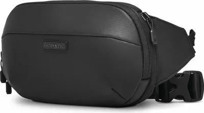 Produktbild von Damen Bauchtasche Schwarz, Umhängetasche mit verstellbarem Schultergurt