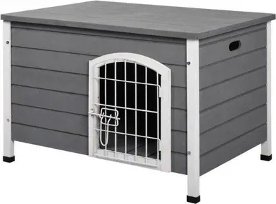 Image de Niche pour chien de taille moyenne, imperméable, résistante aux UV, 80 x 55 x 53,5 cm