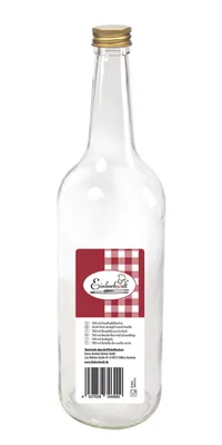 Produktbild von DOSEN-ZENTRALE Gradhalsflasche Einkochwelt 700 ml mit 28mm PP-Verschluss