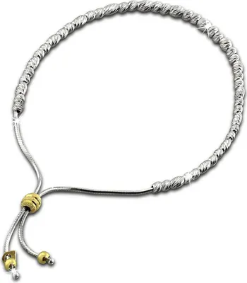 Produktbild von SilberDream Armband Damen Kugeln 925er Silber 333 Gelbgold 22cm Schmuck D2SDA7004T
