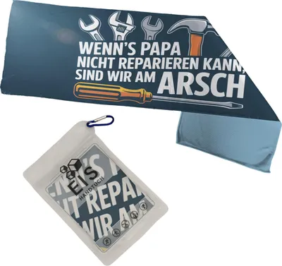 Produktbild von Wenn´s Papa nicht reparieren kann Werkzeuge Eishandtuch für Heimwerker Väter