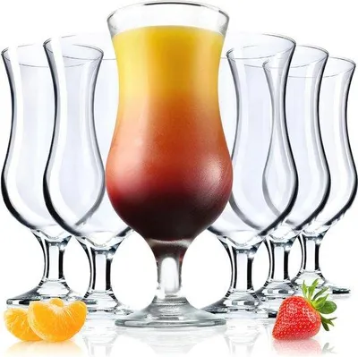 Obrázek produktu pro Sada 6 kusů odolných sklenic na long drinky – 460 ml – lze mýt v myčce – ideální na koktejly, vodu a smoothie