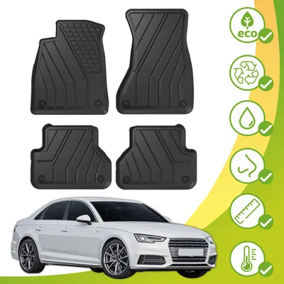 Immagine prodotto di Tappetini Ecologici Con Materiali Riciclati Per Audi A4 B9 2015-2024