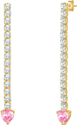Produktbild von Ohrhänger Herz Sterling Silber Zirkonia 50083939