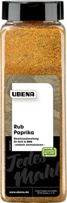 Zdjęcie produktu dla Ubena Rub Papryka preparat przyprawowy o wyjątkowym smaku 550 g