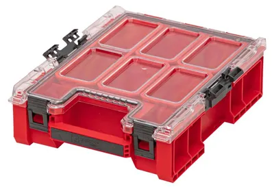 Produktbild von Qbrick System ONE Organizer M Plus 2.0 – Rot, Ultra HD – 264 x 364 x 106 mm