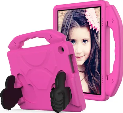 Image de Étui pour enfants pour Lenovo Tab M10 HD TB-X505F/X505L 10.1", étui léger en mousse EVA avec poignée et support Rose