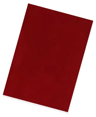 Produktbild von Plottermarie Vinylfolie selbstklebend F-LOOC mit samtiger Oberfläche - Plotterfolie für individuelle Dekoration auf glatten Oberflächen A4 - Dark Red
