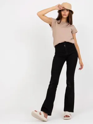 Produktbild von Basic Feel Good Kurzarm-T-Shirt für Frauen Harewell dunkelbeige S
