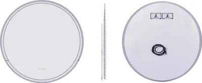 Zdjęcie produktu dla Lustro łazienkowe, oświetlenie LED, funkcja przeciwmgielna, 800x800mm